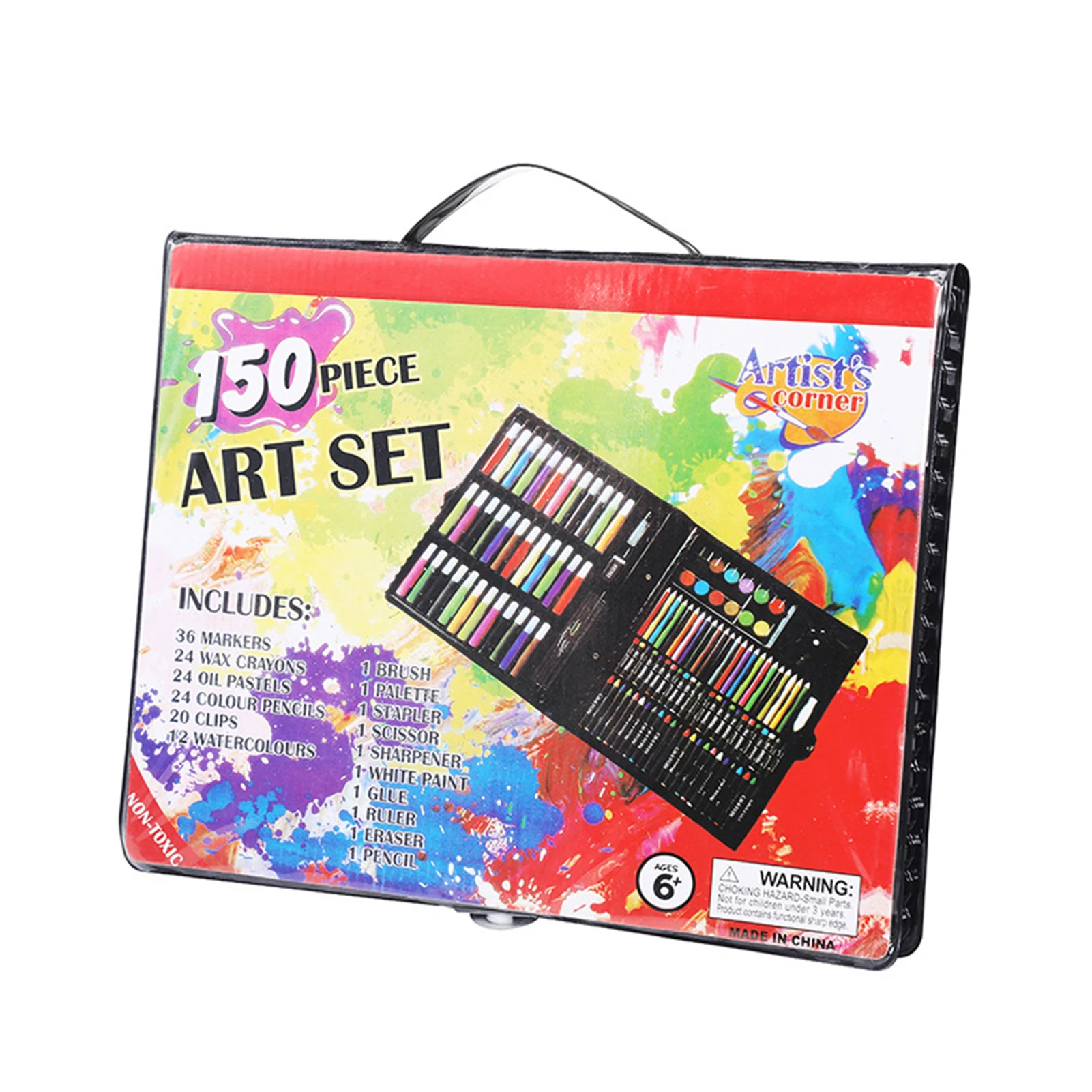 

150Pcs Kid's Stationery Gift Drawing Painting Tool Set School Educational Supplies Deluxe Art Set for Children Boy Girl JR Deals