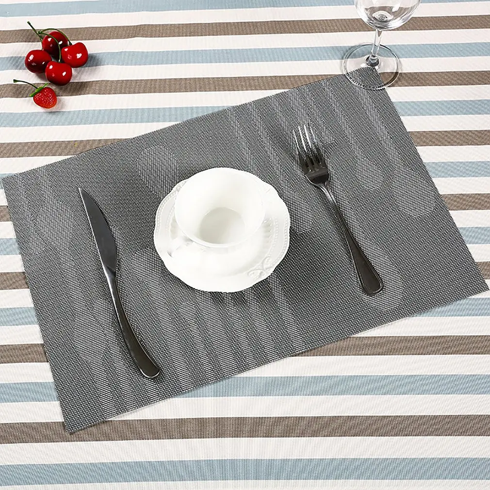 Европейский ПВХ Западный коврик для еды противообжигающий изоляционный