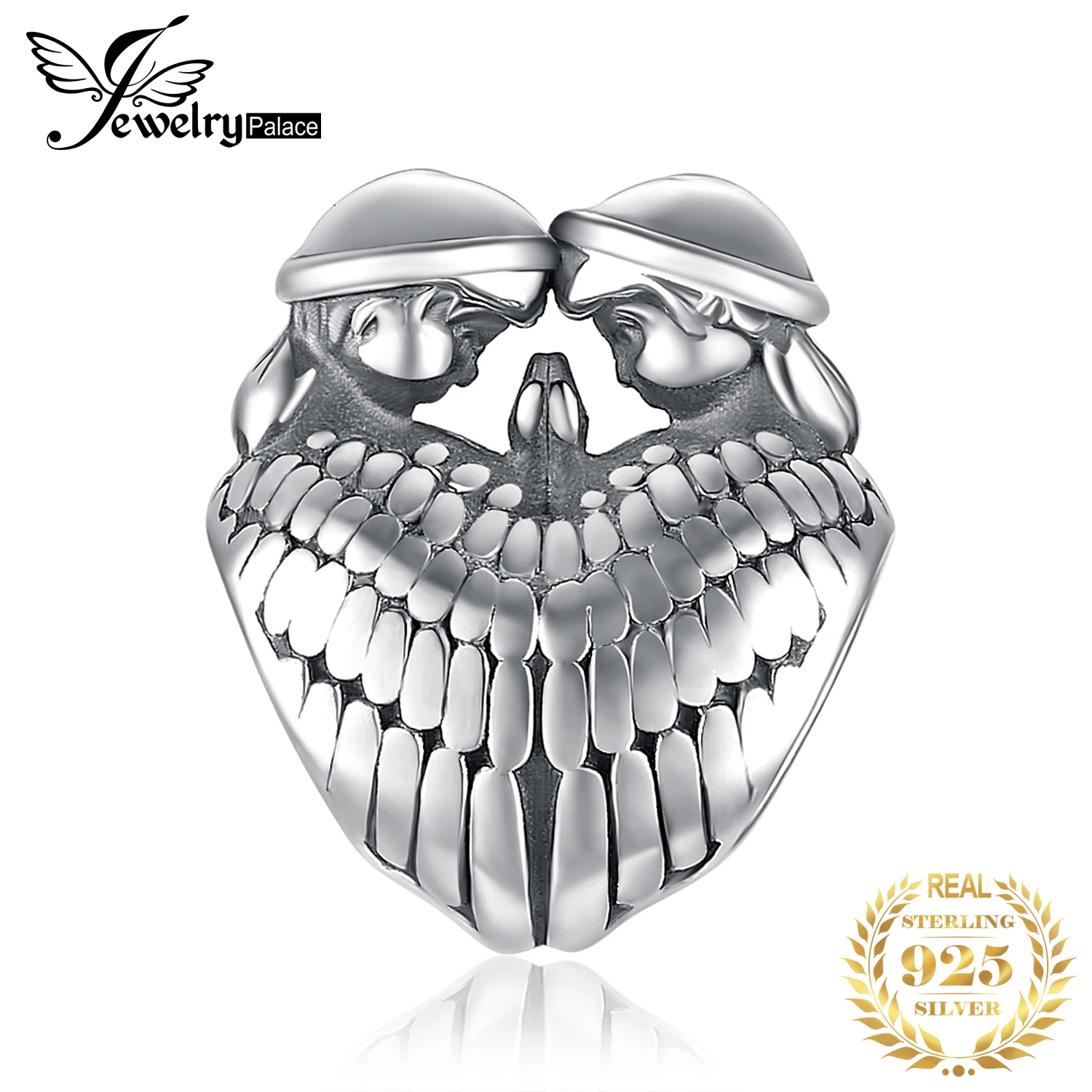 

JewelryPalace Guardian Angel Wings 925 Sterling Silver Beads Charms Silver 925 Original For Bracelet Silver 925 original Jewelry