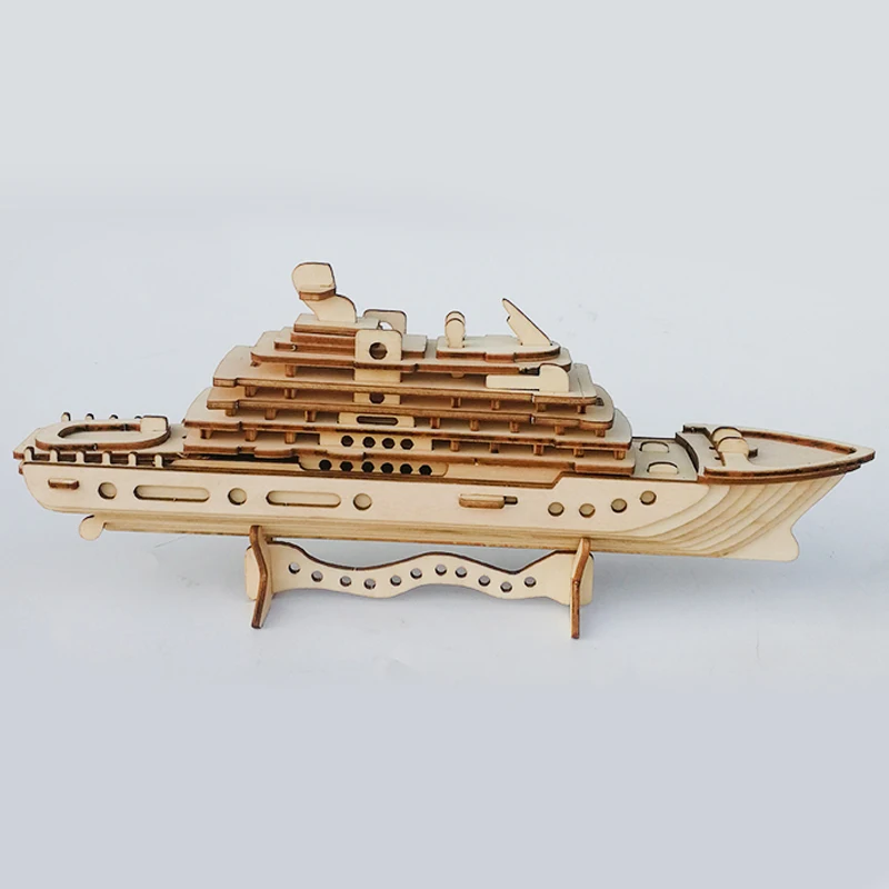 Новинка игрушки пазлы детская деревянная 3d модель корабля пазл тетралогия