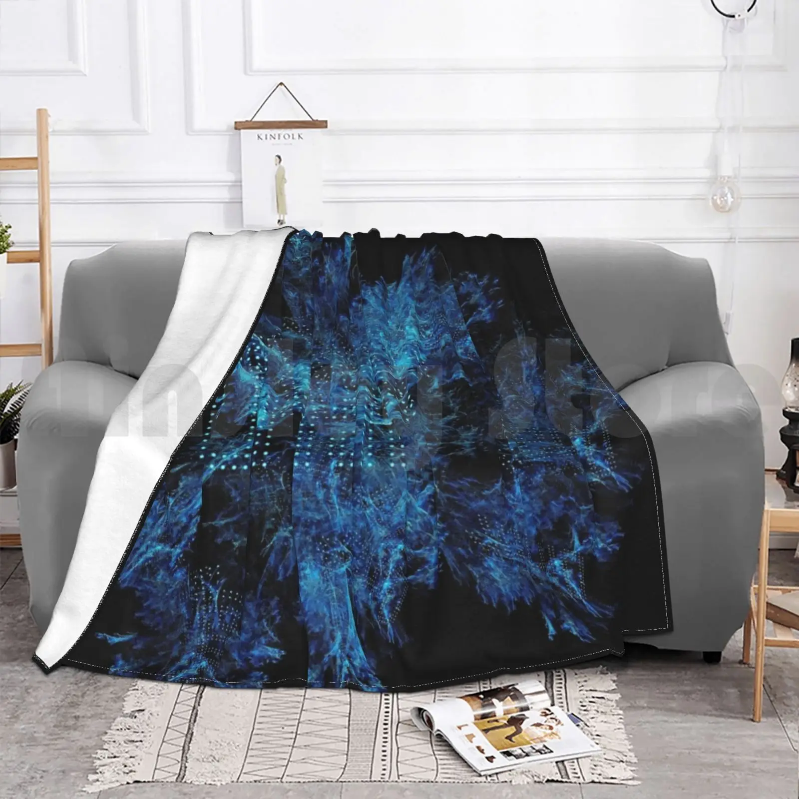 Da Fs Omar s имя Onfx? Одеяло модное на заказ 2588 Ohdz огни абстрактный крутой цвет Фрактал