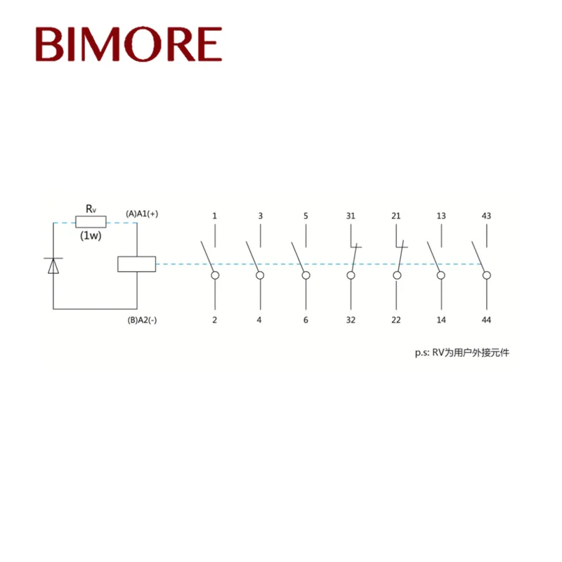 

MG6-BF Elevator Contactor for Permanent Magnetic Synchronous Traction Machine AC110V