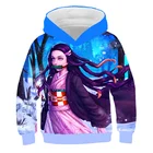 Детская толстовка с капюшоном и принтом рассекающий демонов