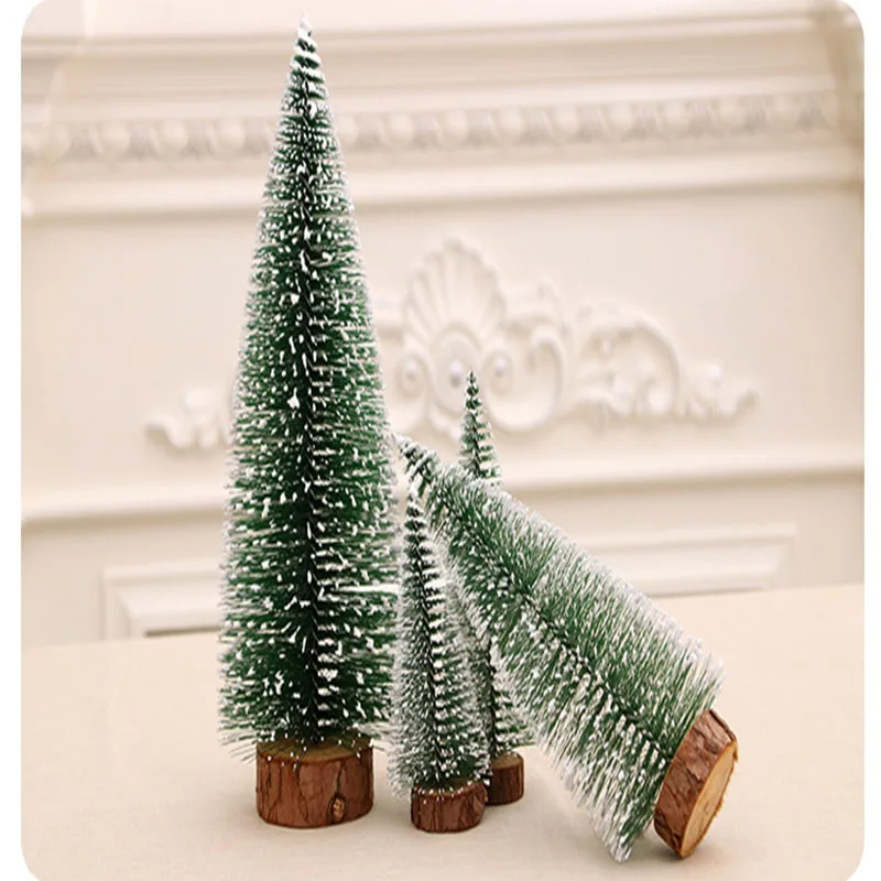 Рождественская и новогодняя Настольная мини-доска из кедра маленькая игла сосны