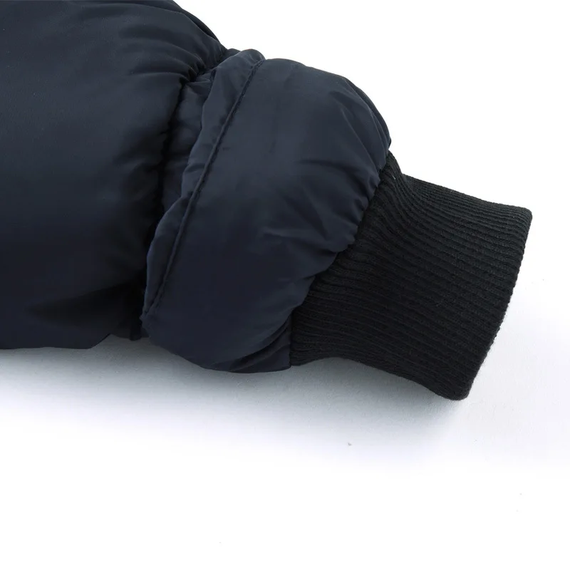 Новая зимняя куртка на утином пуху пальто для мужчин с карманами молнии