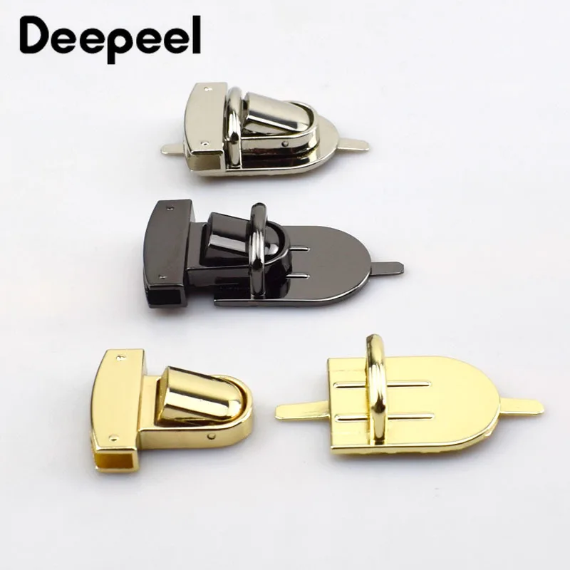 

2/4pcs Women Bag Metal Locks Buckle Twist Turn Lock Snap for DIY Purse Clasp Replacement Repair Closure Hardware Accessories