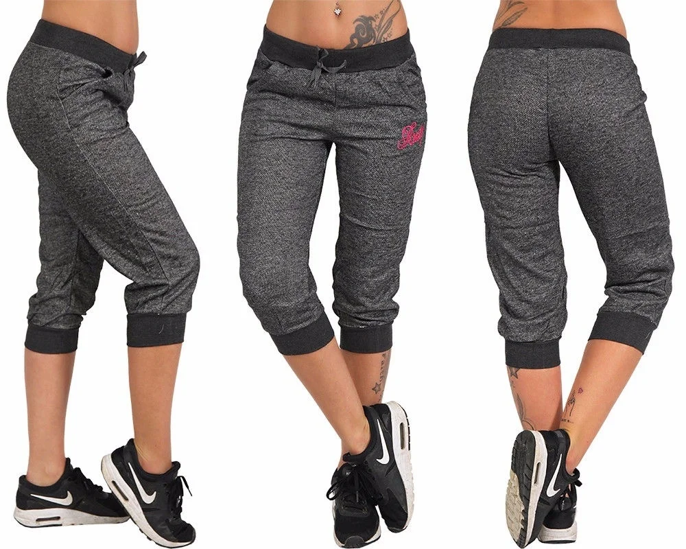 ZOGAA New Plus Size Women's Summer Fashion Sport Casual Loose 3/4 Pants Baggy Harem Trousers Jogging | Женская одежда