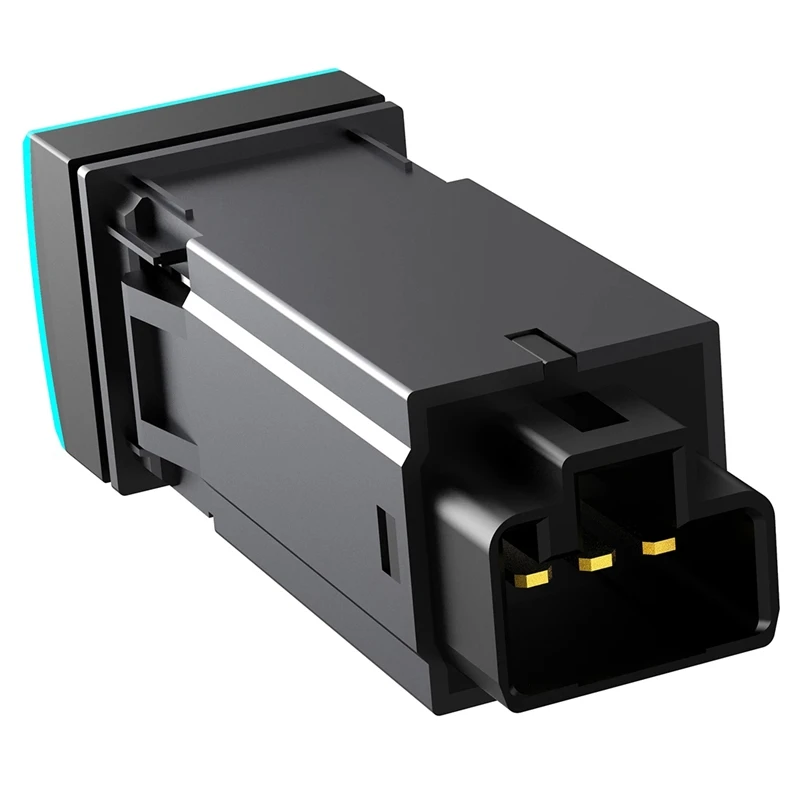 

22X22Mm Car Charger Type C USB Quick Charge 3.0 Fast Car Phone Charger Adapter for Toyota Corolla Camry