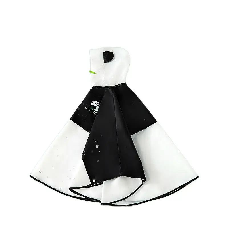 Детское непромокаемое Пальто с милой пандой для девочек прозрачное пончо