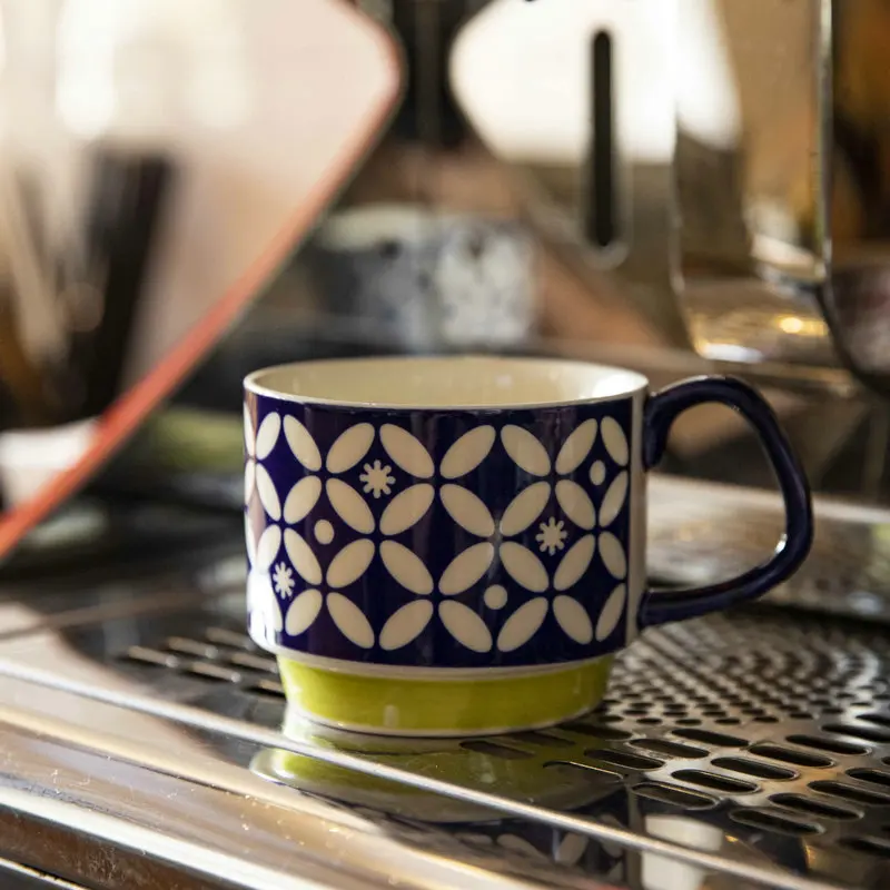 Кружка в скандинавском стиле винтажная чашка для молока кофе завтрака питья воды