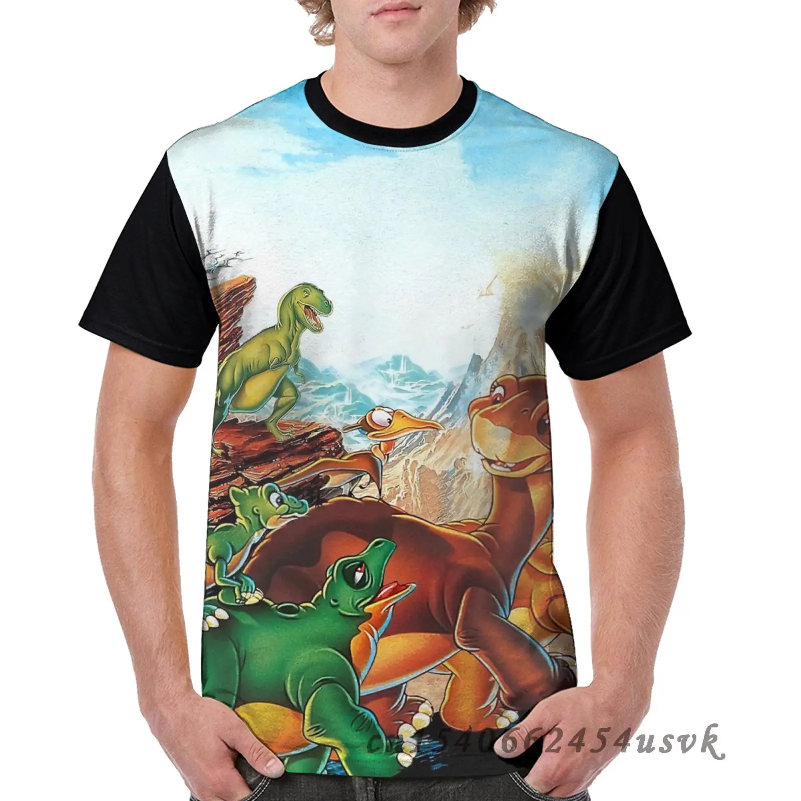 Забавная семейная Одинаковая одежда The Land Before Time Мужская футболка женская с