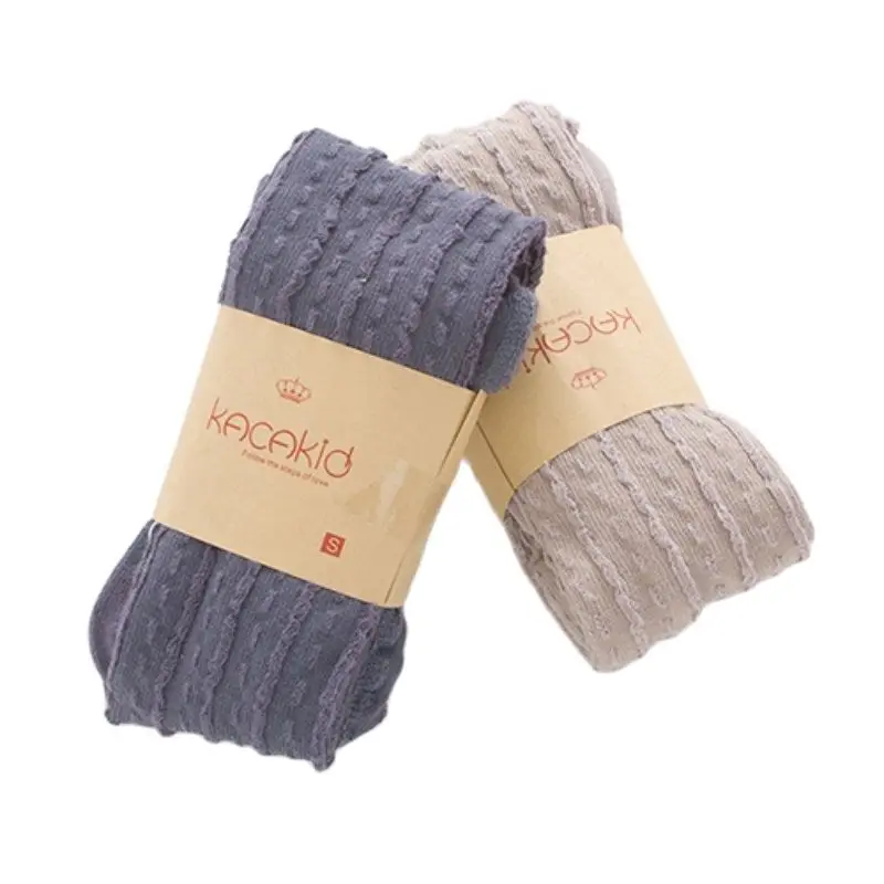 Новорожденных детские толстые теплые одноцветные для маленьких девочек