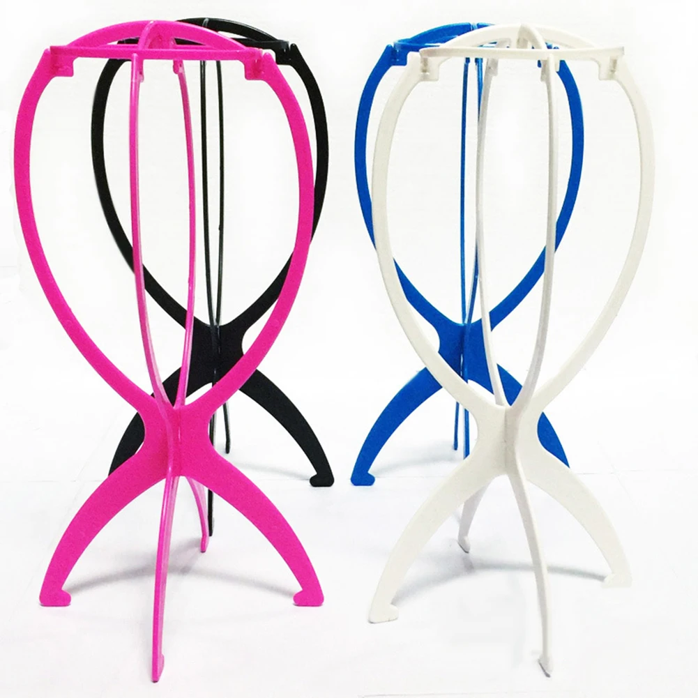 Цветные регулируемые подставки для парика пластиковые держатели головы 18x36 см