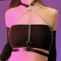 bafei goth sexy belt leather chest harness body bondage lingerie exotic accessories sex toys for women nightclub prom costume