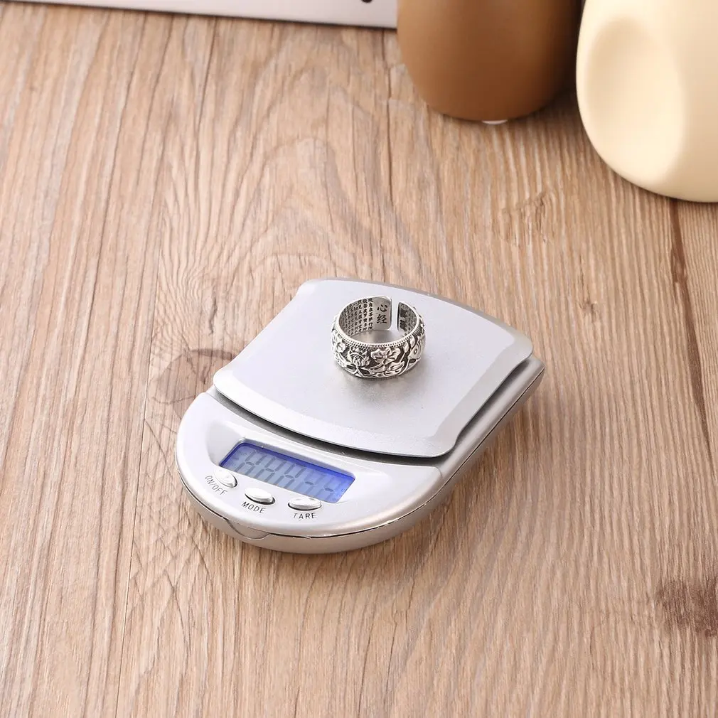 500gx0.1g LCD Electronic Jewelry Joyeria Weight Luggage Bilancia Balanza Digital Scale Scales Balance Portable Mini Platform | Дом и сад