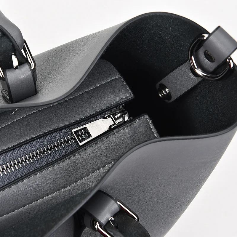 Women pu Leather women Handbags Female Shoulder bag designer Luxury Lady Tote Large Capacity Zipper shoulder JIULIN | Багаж и сумки