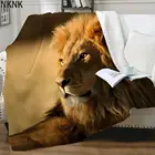 NKNK одеяло с Львом, s животные, плед, постельное белье, аниме покрывало для кровати, Харадзюку, плюшевое покрывало, лес, 3D печать, шерпа одеяло