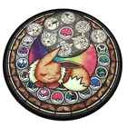 Напольный коврик в виде покемона с изображением животных, милый мультяшный круглый мягкий детский игровой коврик, Нескользящая подушка для гостиной, спальни, домашний декор