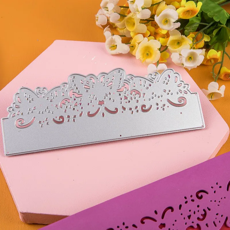 Бабочка рамка задней панели трафарет металлический высекальный набор сделай сам