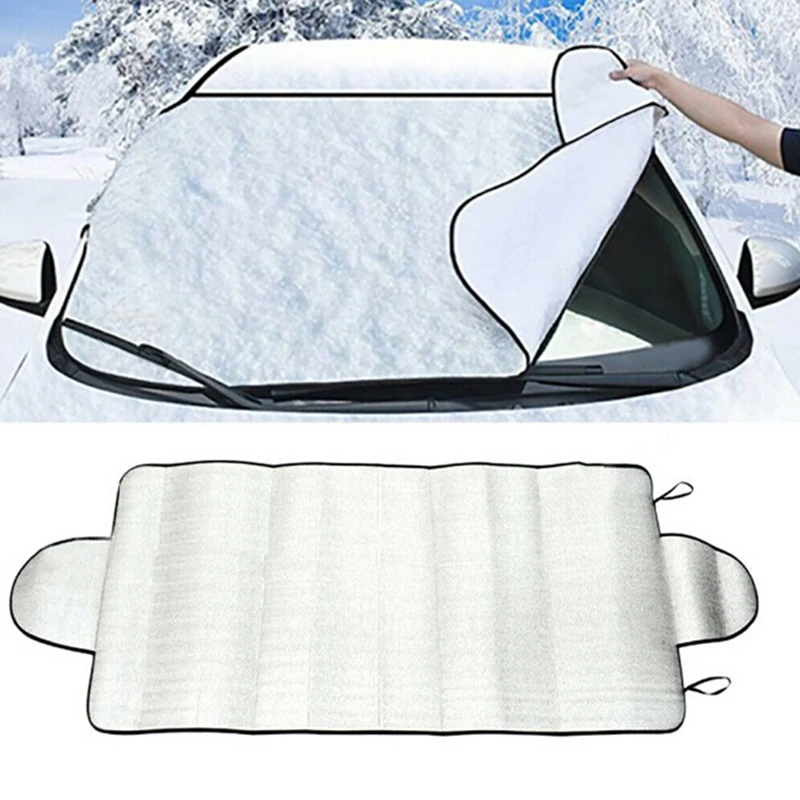 

Car front windshield sunshade Frost and Snow protection Sun protection Thermal insulation Car front and rear glass sun block