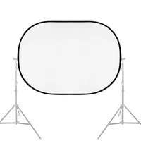 150x200cm foldable oval reflector soft light board photo video photography diffuser photo studio soft panel with portable bag