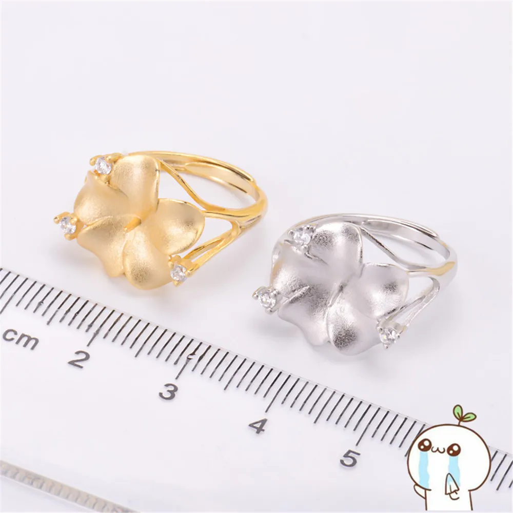 Модное кольцо с жемчугом аксессуары 925 пробы серебряное регулируемые кольца