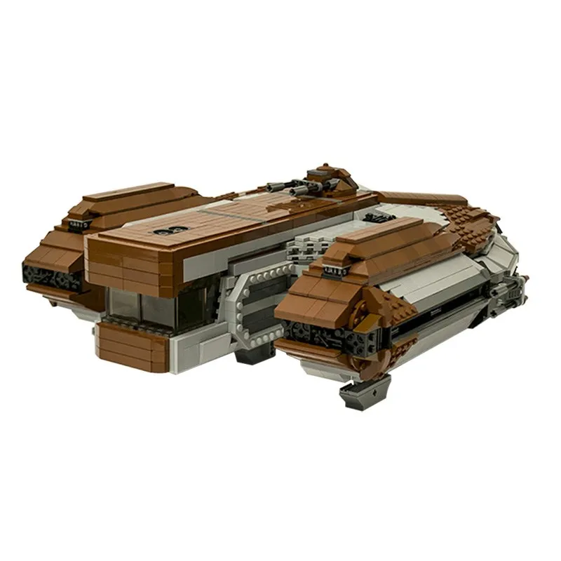 

BuildMoc Space Series Ebon-HawkING DIY Building Blocks Spaceships Knights MOC Bricks Assembly Construction Toys For Boy Gifts
