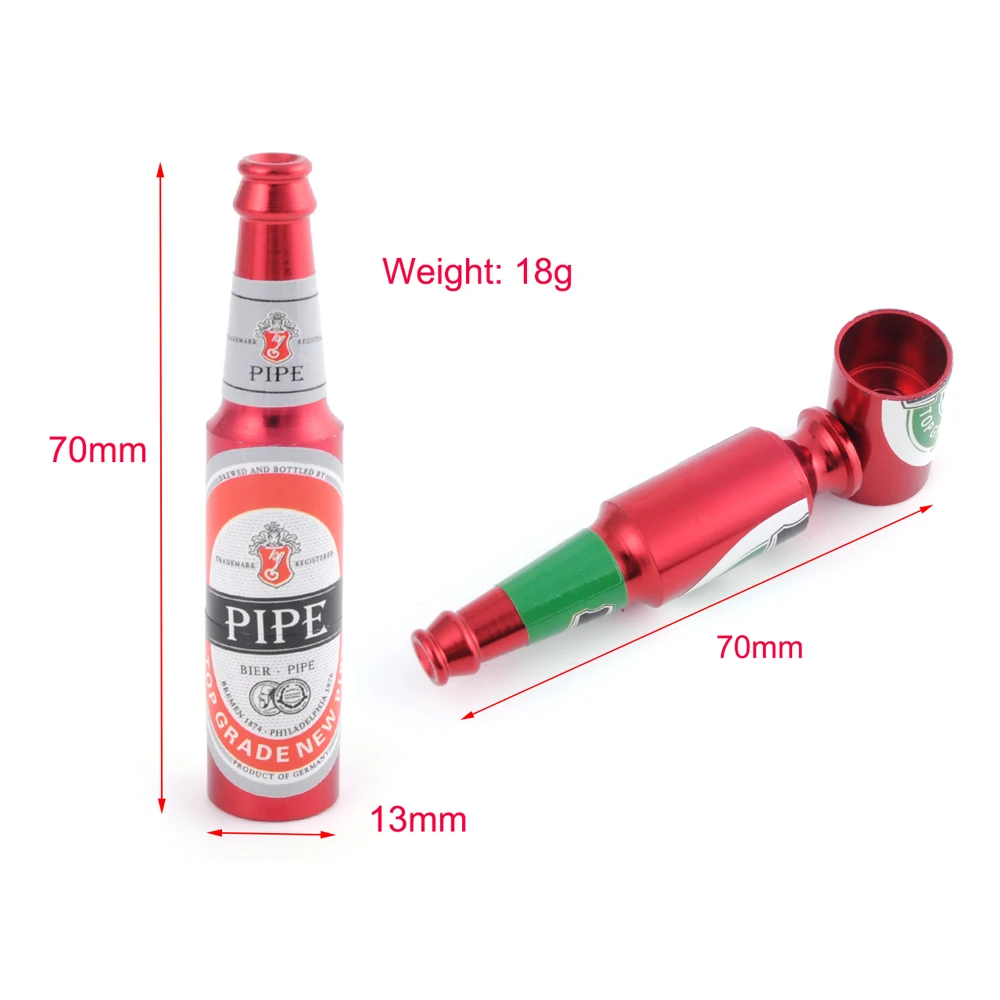 Мини Пивная курительная трубка металлические ТРАВЫ ТАБАК трубки хранение