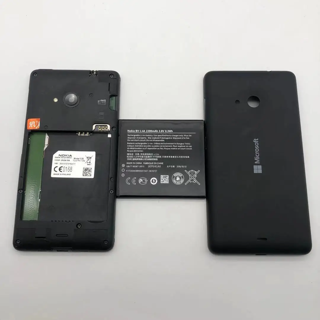 nokia lumia 535 refurbished original quad core dual sim unlocked mobile phone 5 0 5mp camera 3g window cellphone free global shipping