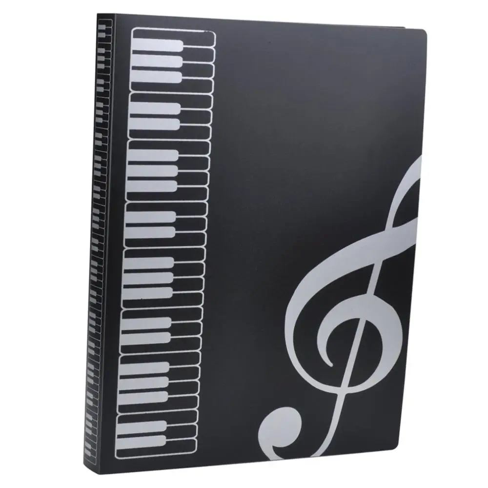 40Sheets Music Book Piano Score Band Choral Insert-type Cute Business Organizer A4 File Folder | Канцтовары для офиса и дома