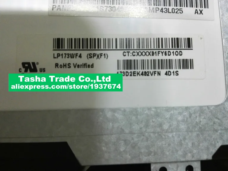 

For Lenovo Y700-17ISK Y700-17 IPS LCD Matrix Screen Assembly LP173WF4-SPF1 5D10K37624 LTN173HL01 5D10H45206