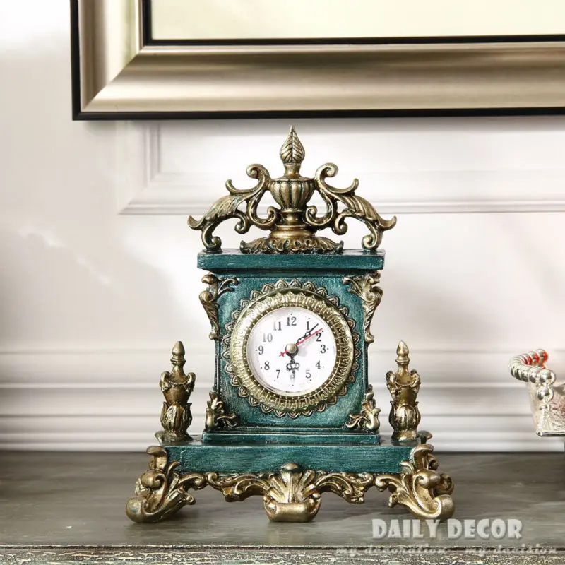 Винтажные европейские и американские настольные часы декоративные