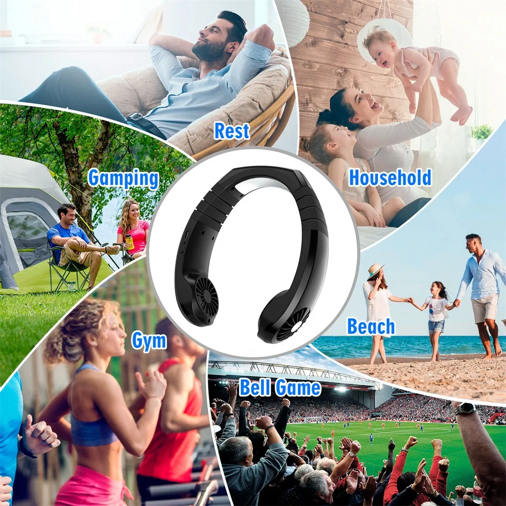 Nexfan Usb летний физический охлаждающий кулер для путешествий с подвеской на шее