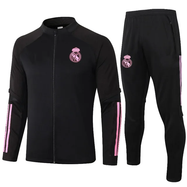 

2021 2022 Real Madrid Adult Soccer Training suit Men Jacket SRERGIO RAMOS Survetement HAZARD BENZEMA Jogging Football Tracksuit