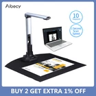сканер для документов сканер Портативный сканер Aibecy A3 размера BK52 для чтения и документов, HD 10 мегапикселей, USB 2,0, Высокоскоростной сканер со светодиодной подсветкой