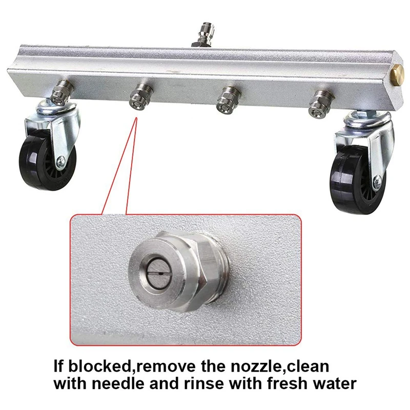 4 шт. насадка для мойки под давлением сменная Резьбовая распыления очистки метлы