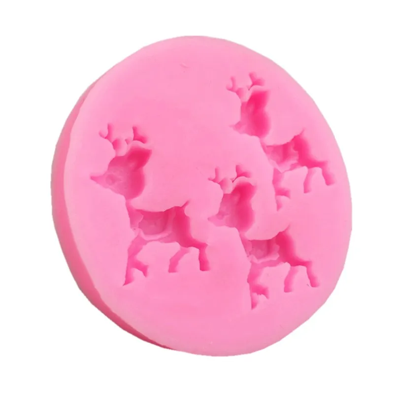 Силиконовая форма сделай сам для украшения торта с тремя рождественскими