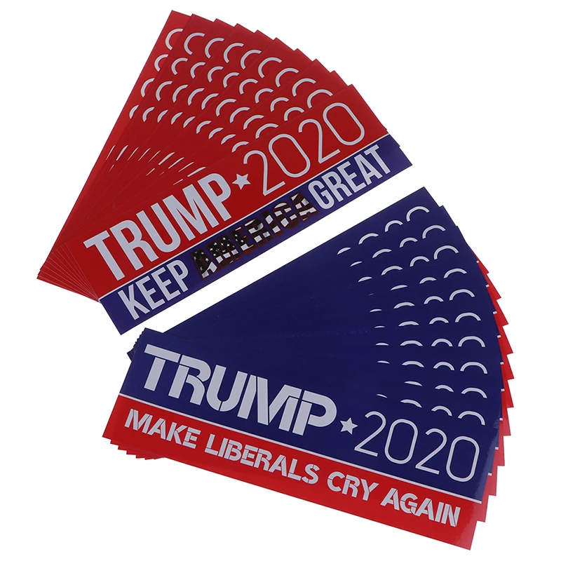 Новый 4/10 шт. вышитые Наклейки держать America Great Again флaг сшa yзкиe 2020 Дональд Трамп для