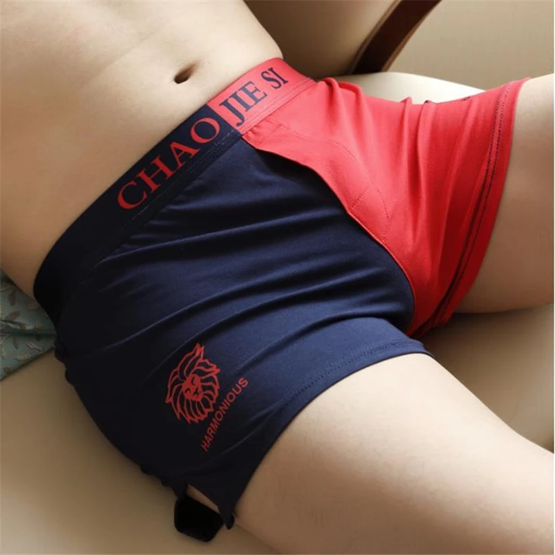 

New Men Sexy Underwear Gay Mens breathable Boxers Soft Tight shorts Comfortable Thin Sexy Boxer Hombre Solid Hombres Ropa