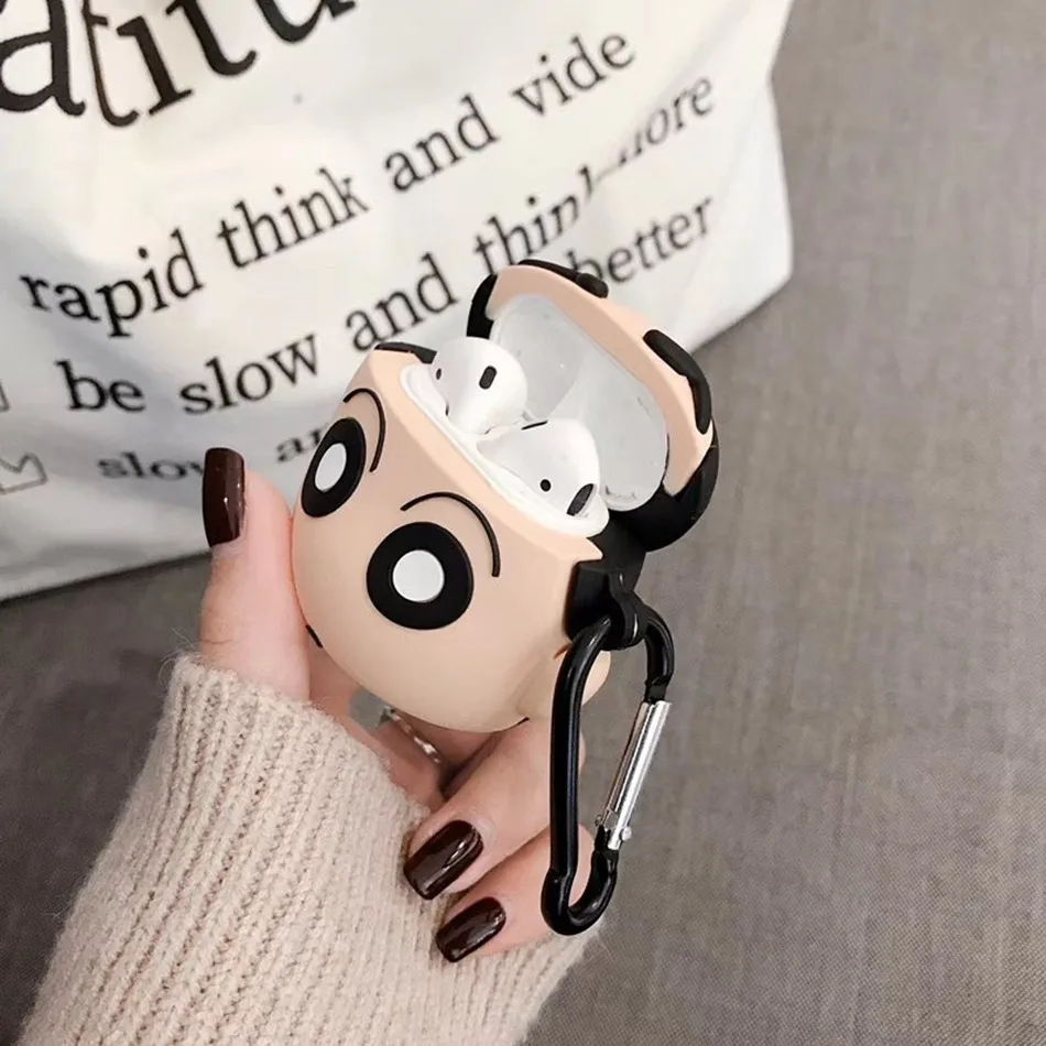 Чехол для наушников для Airpods, силиконовый чехол, Мультяшные милые чехлы для наушников для Air Pods, чехол s для Apple, Earpods, наушники, аксессуары 2
