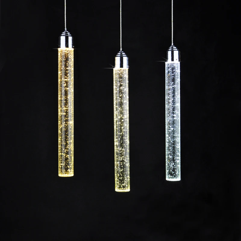 Хрустальный светодиодный подвесной светильник 3 Вт для ресторана столовой