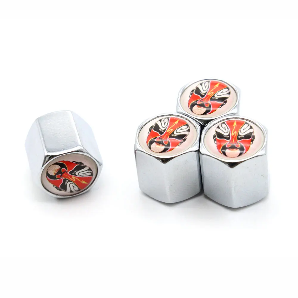 4 Pcs/Set Zinc Alloy Face Style Tire Valve Stem Cap Wheel Air Caps for Auto Cars | Автомобили и мотоциклы