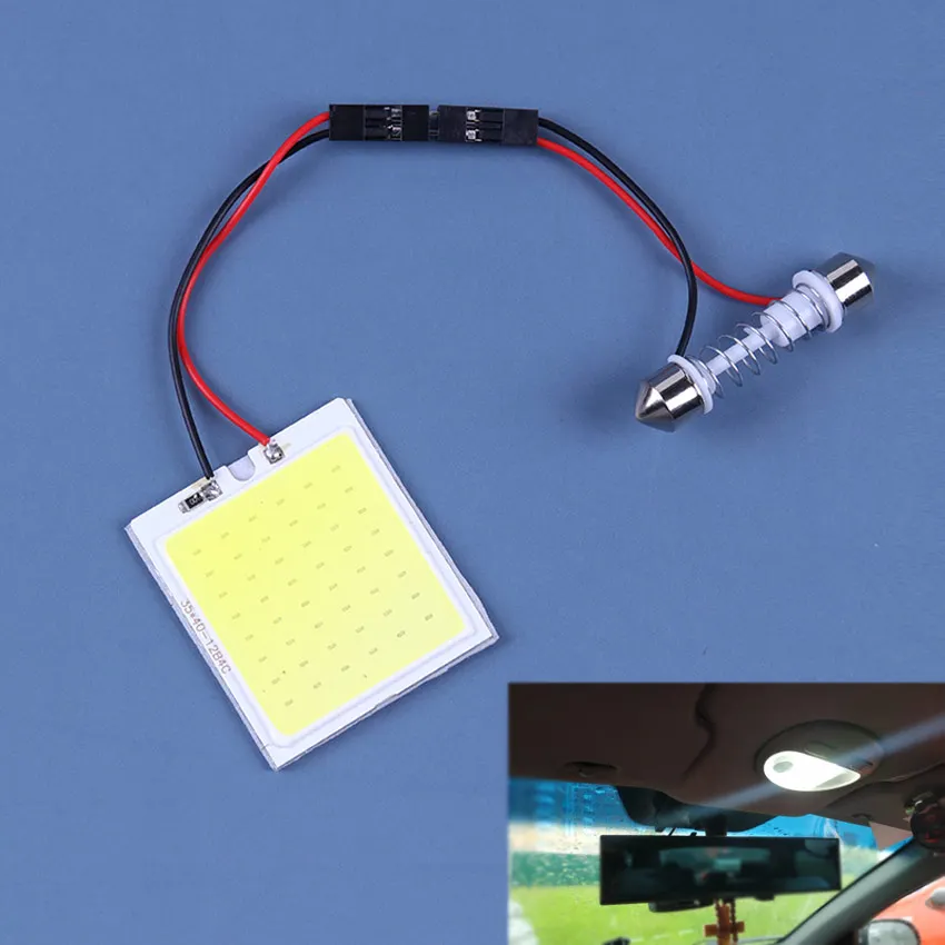 C5W LED COB лампа для чтения гирлянда купольный адаптер 12 В белый свет освещение крыши