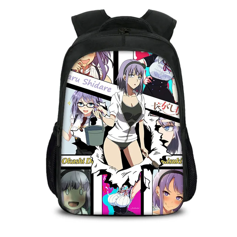 

Модные милые сумки для книг Sugoi Senpai Waifu, школьные ранцы для девочек-подростков, школьный рюкзак с аниме принтом, детские сумки, рюкзаки Tegaote