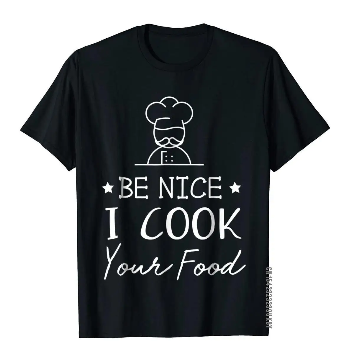 

Sous Chef T Shirts Funny Food Tee Be Nice I Cook Your Food T Shirts Faddish Fitness Cotton Men's T Shirt Design