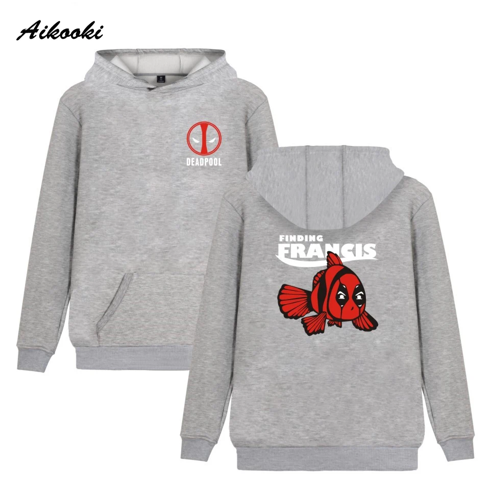 Новинка популярные толстовки с капюшоном Дэдпула свитшоты для мужчин и женщин