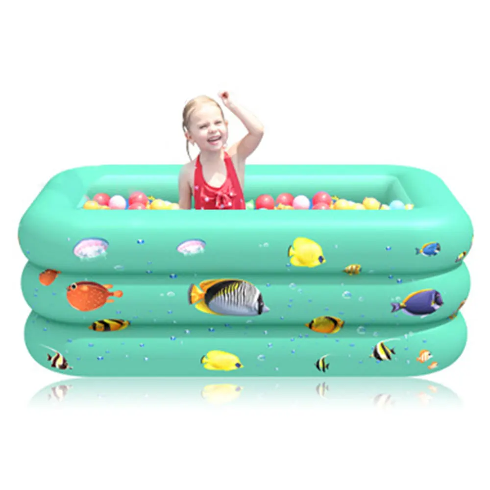 

Children Multi-layer Bathing Tub Baby Home Paddling Pool Inflatable Summer Swimming Pool Kids Inflatable Pool PVC Ocean Ball