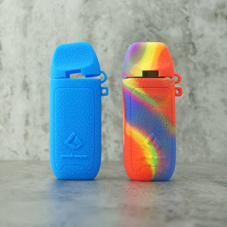 

10 шт. чехол с текстурой для GeekVape Bident, противоскользящий силиконовый чехол с нарукавником подходит для Bident