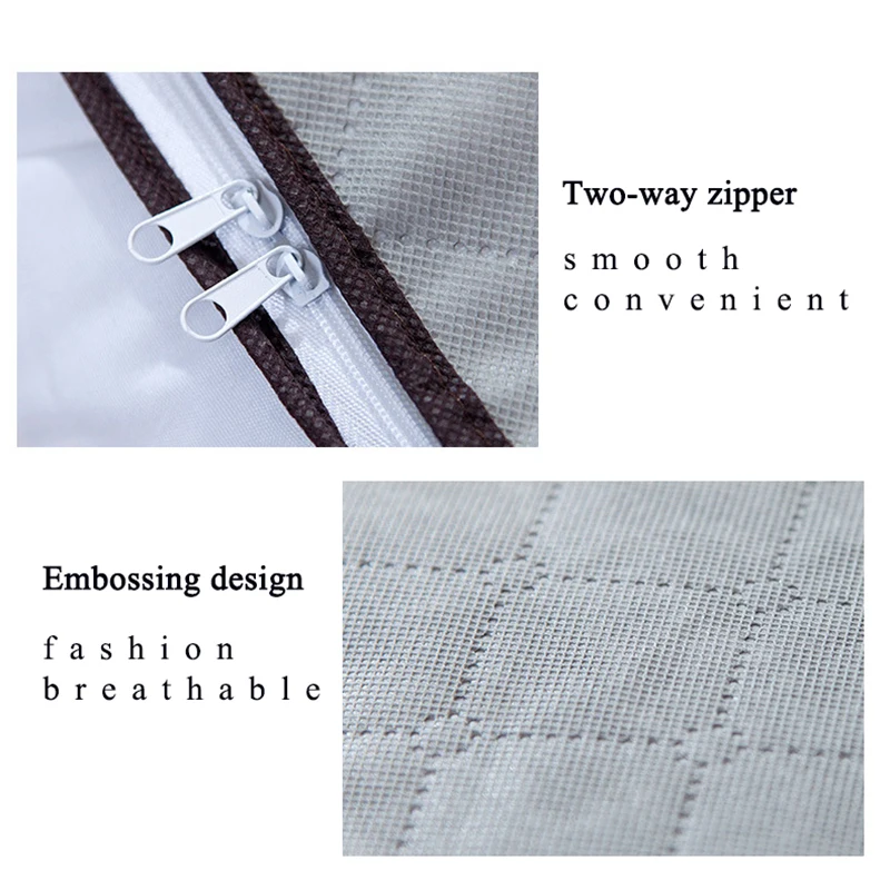 2019 New Quilt Storage Bag Organizer Box Non-woven Fabric Foldable Closet Clothes Bedding Blanket Sweater | Дом и сад