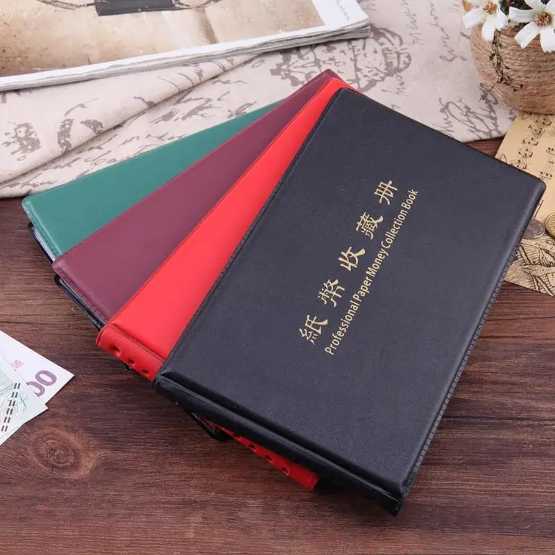 Мода 20 страниц Альбом для монет s мировые купюры держатель альбома деньги